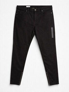 GAP 1969 Black High-Rise Skinny Jeans